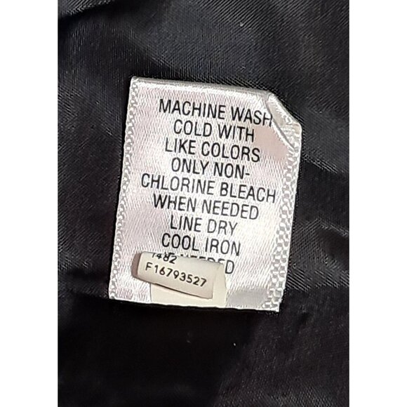 Black Merona Blazer Jacket Womens Size L Fitted - Picture 10 of 11